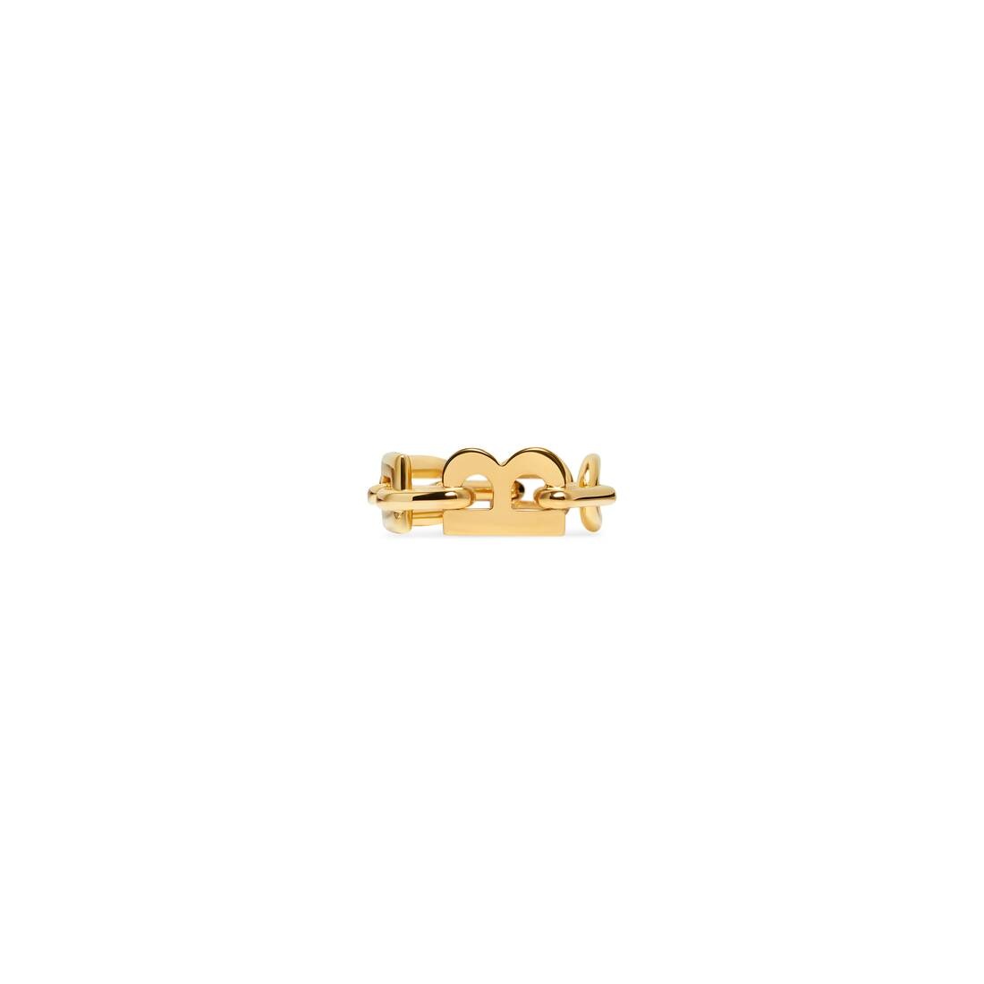 Women's B Chain Ring in Gold - 2