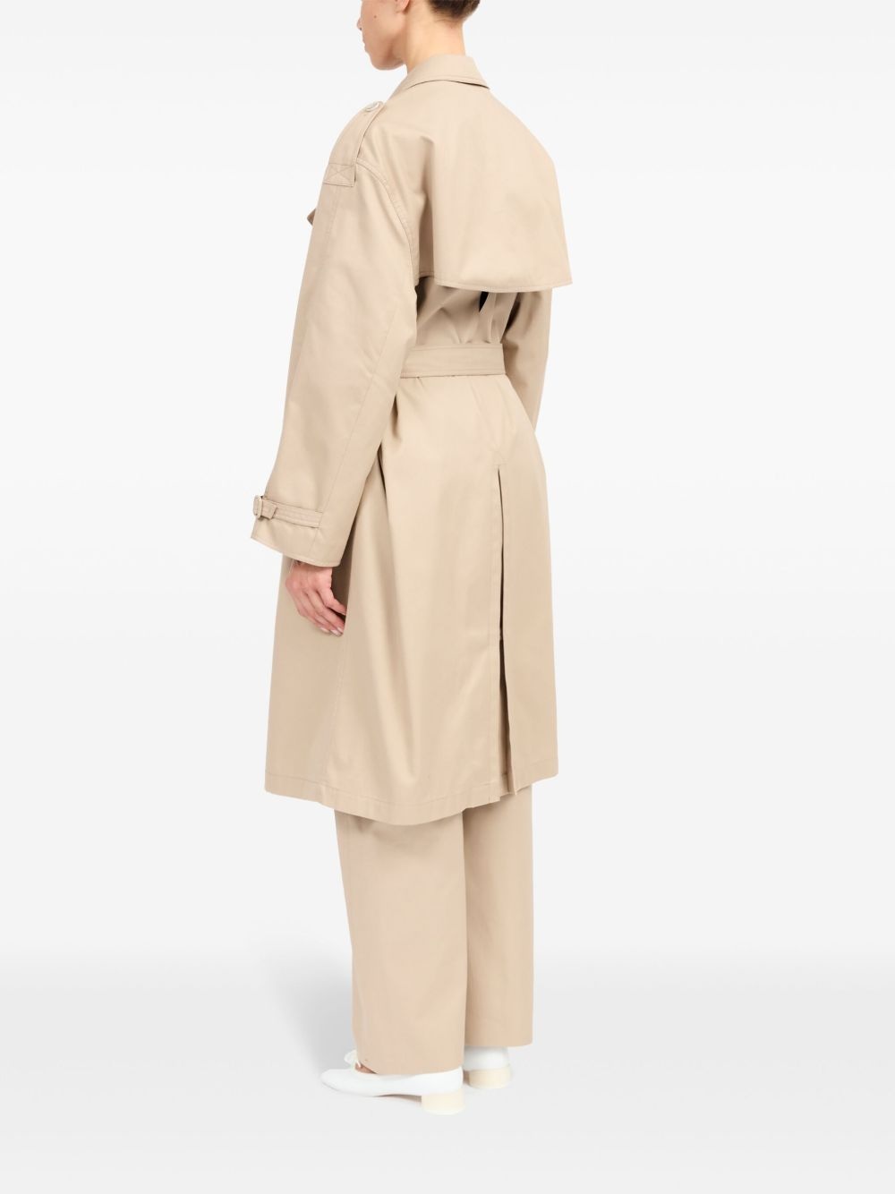 belted trench coat - 5