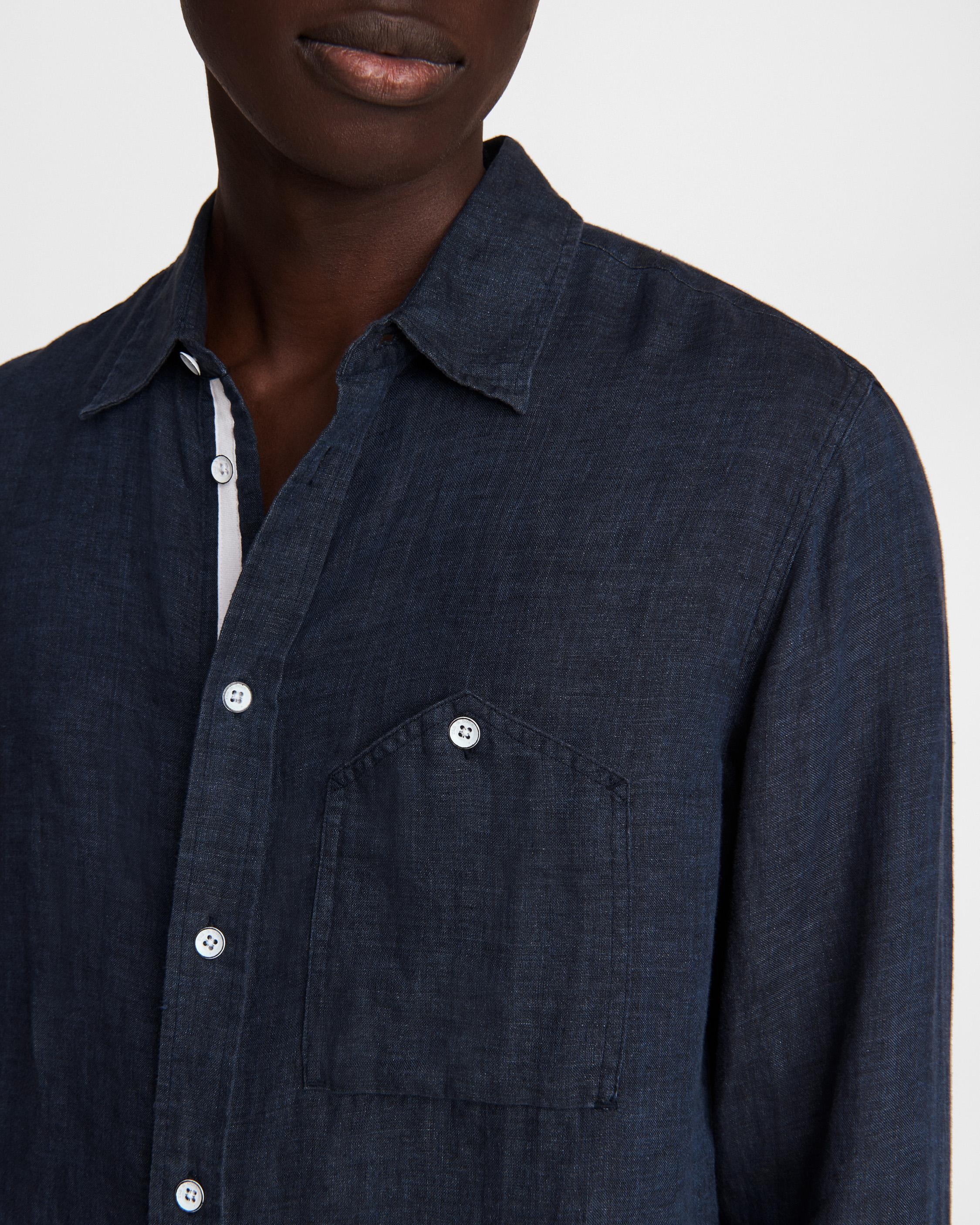 Fit 2 Levine - Linen
Relaxed Fit Button Down Shirt - 6