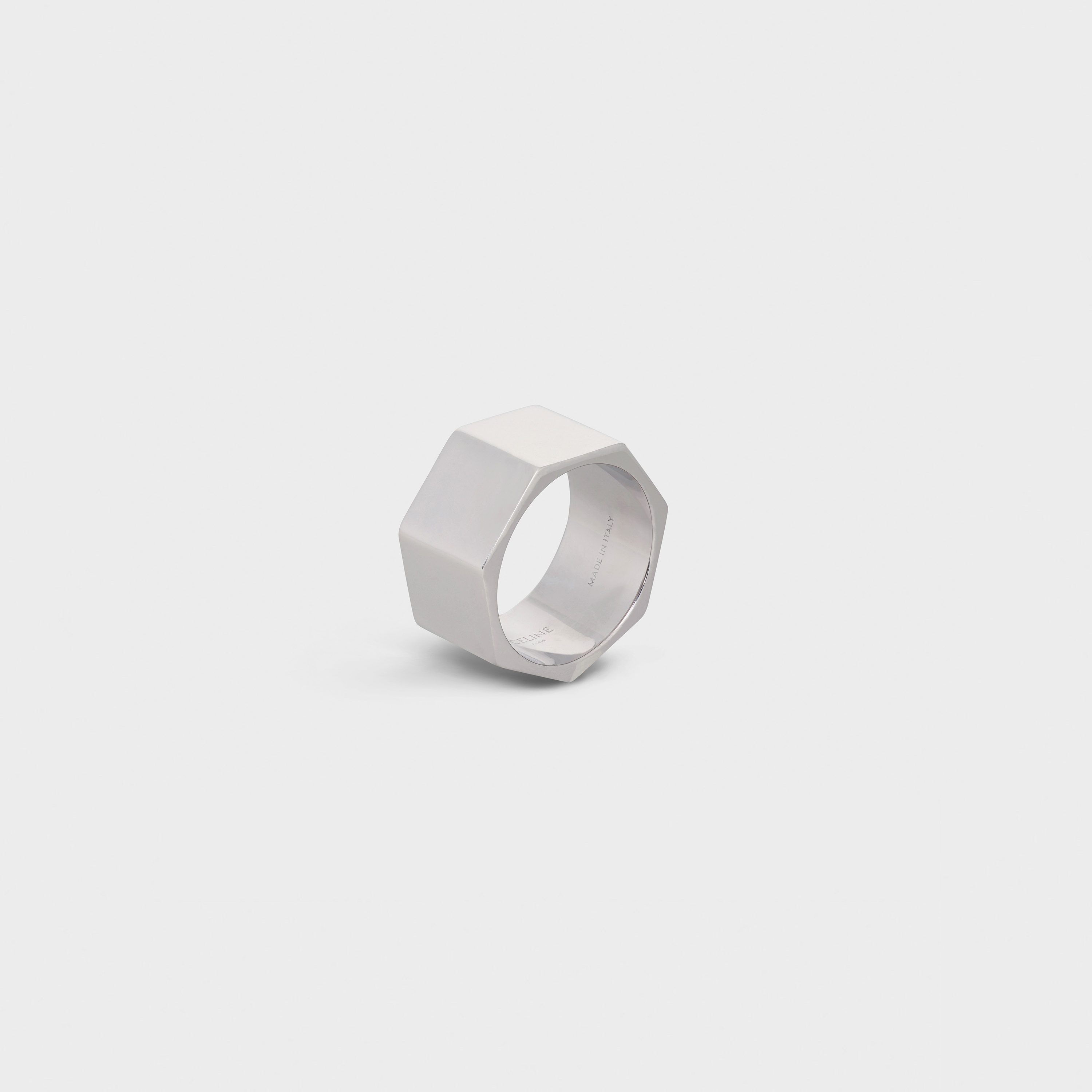 Celine Heritage Heptagon Ring in Sterling Silver - 2