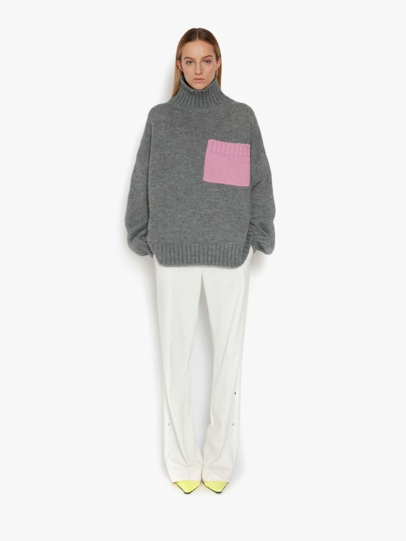 patch-pocket turtleneck jumper 5