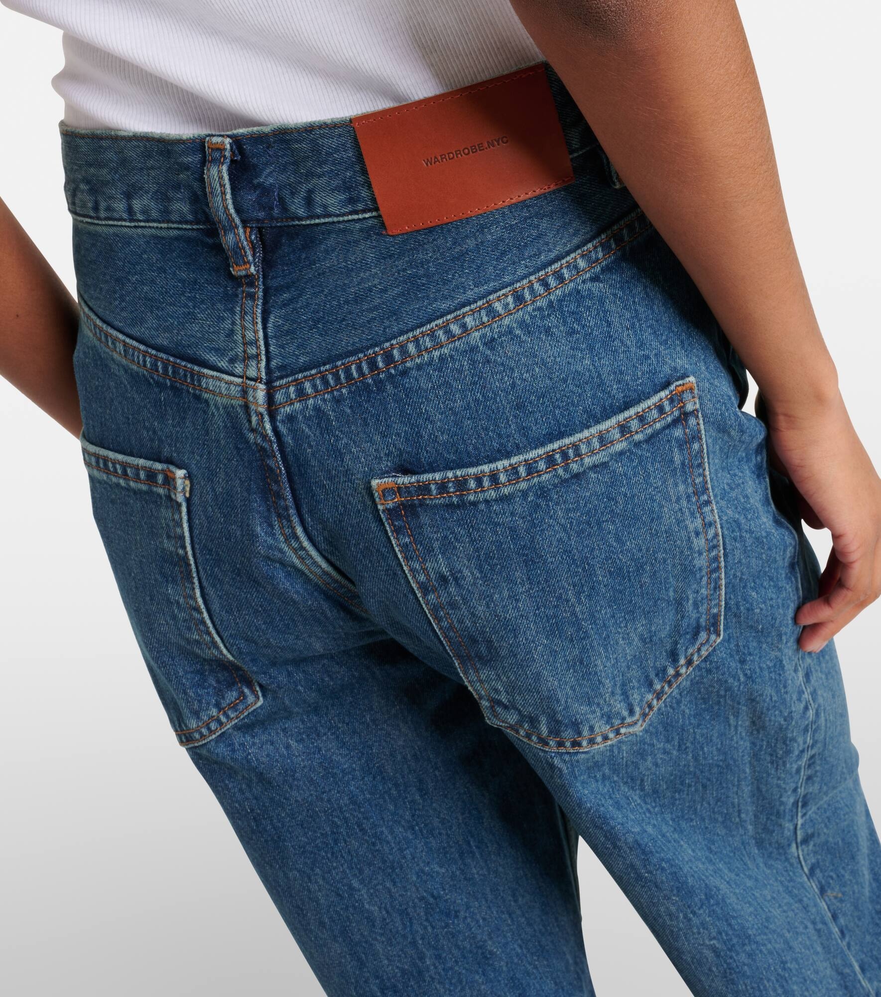 High-rise straight jeans - 5
