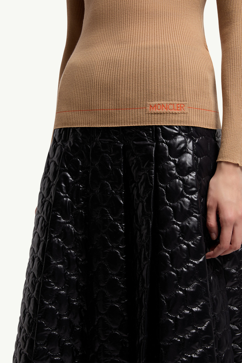 Logo Wool Turtleneck Sweater 6