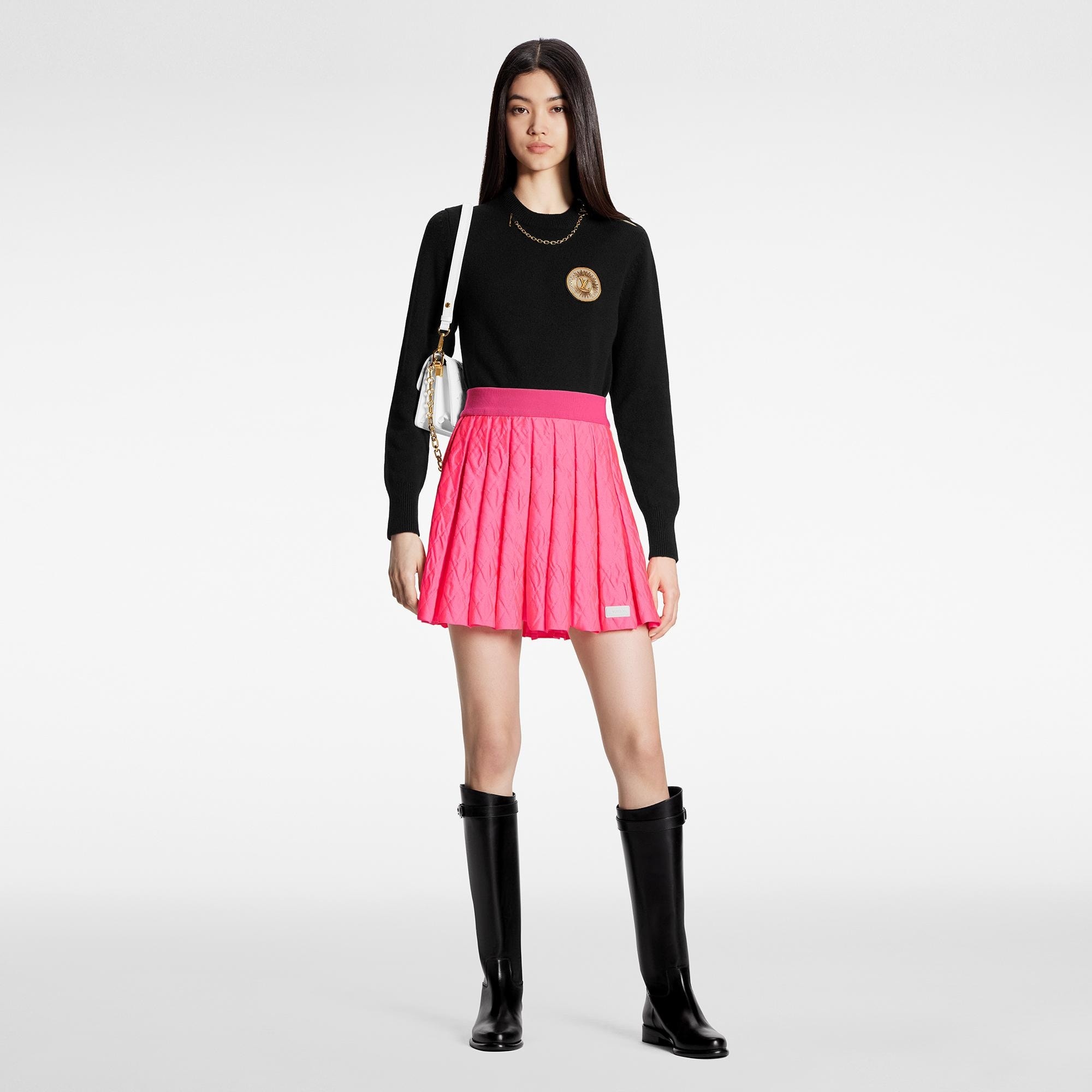 Diamond Knit Tennis Skirt - 2