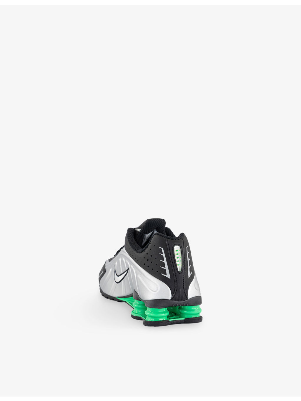 Shox R4 Leather and Mesh Trainers - 4