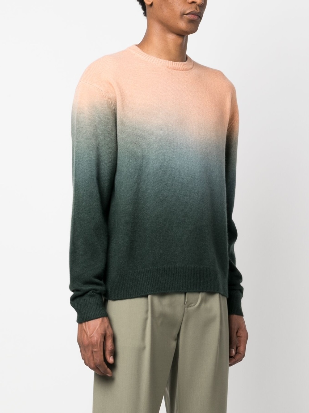 gradient-effect knit jumper - 3