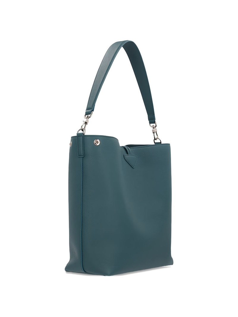 Longchamp Le Roseau silver-tone hardware tote bag outlook
