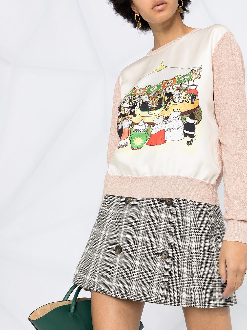 Babar print jumper - 5