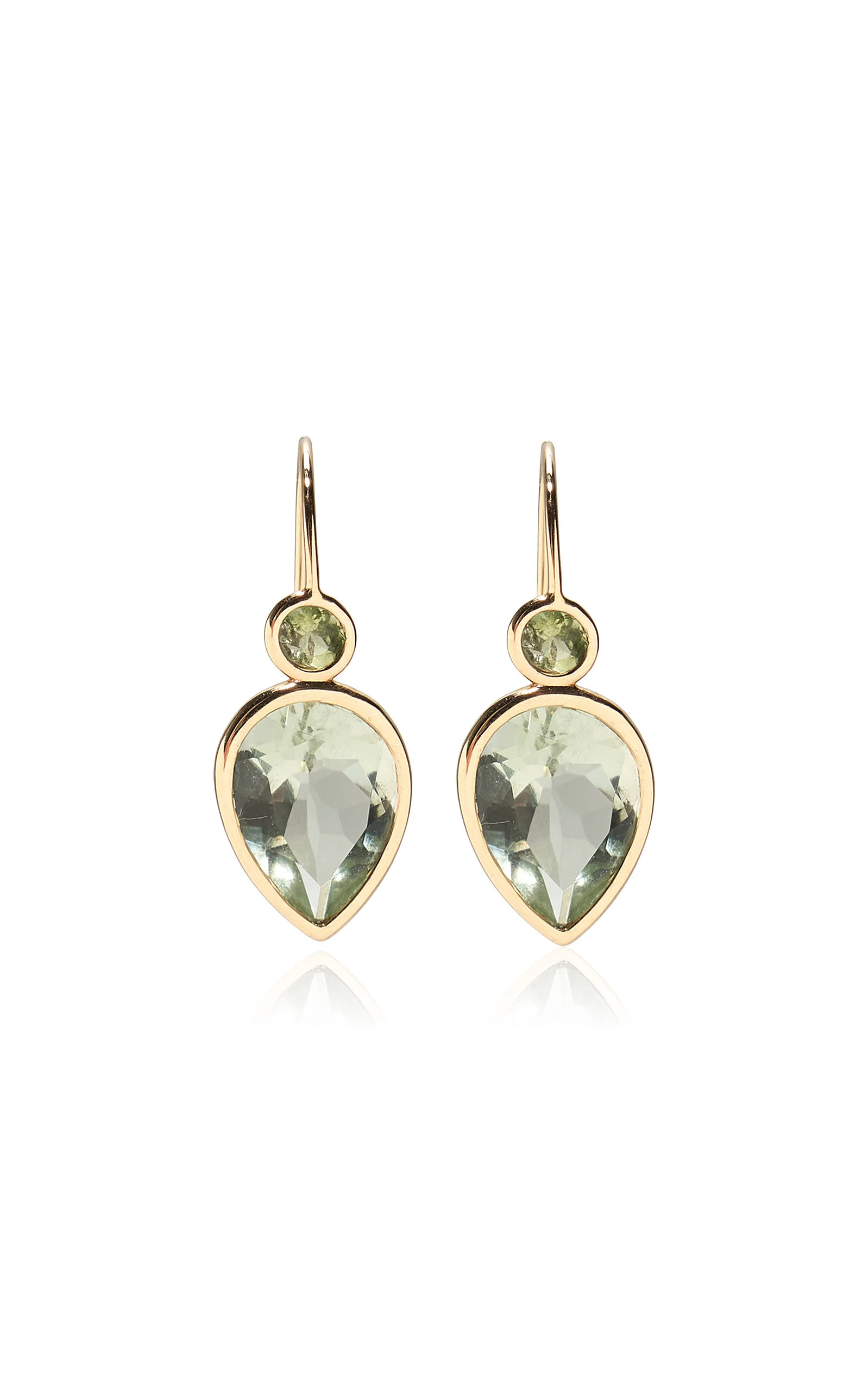 Hera Earrings In Green Amethyst green - 1