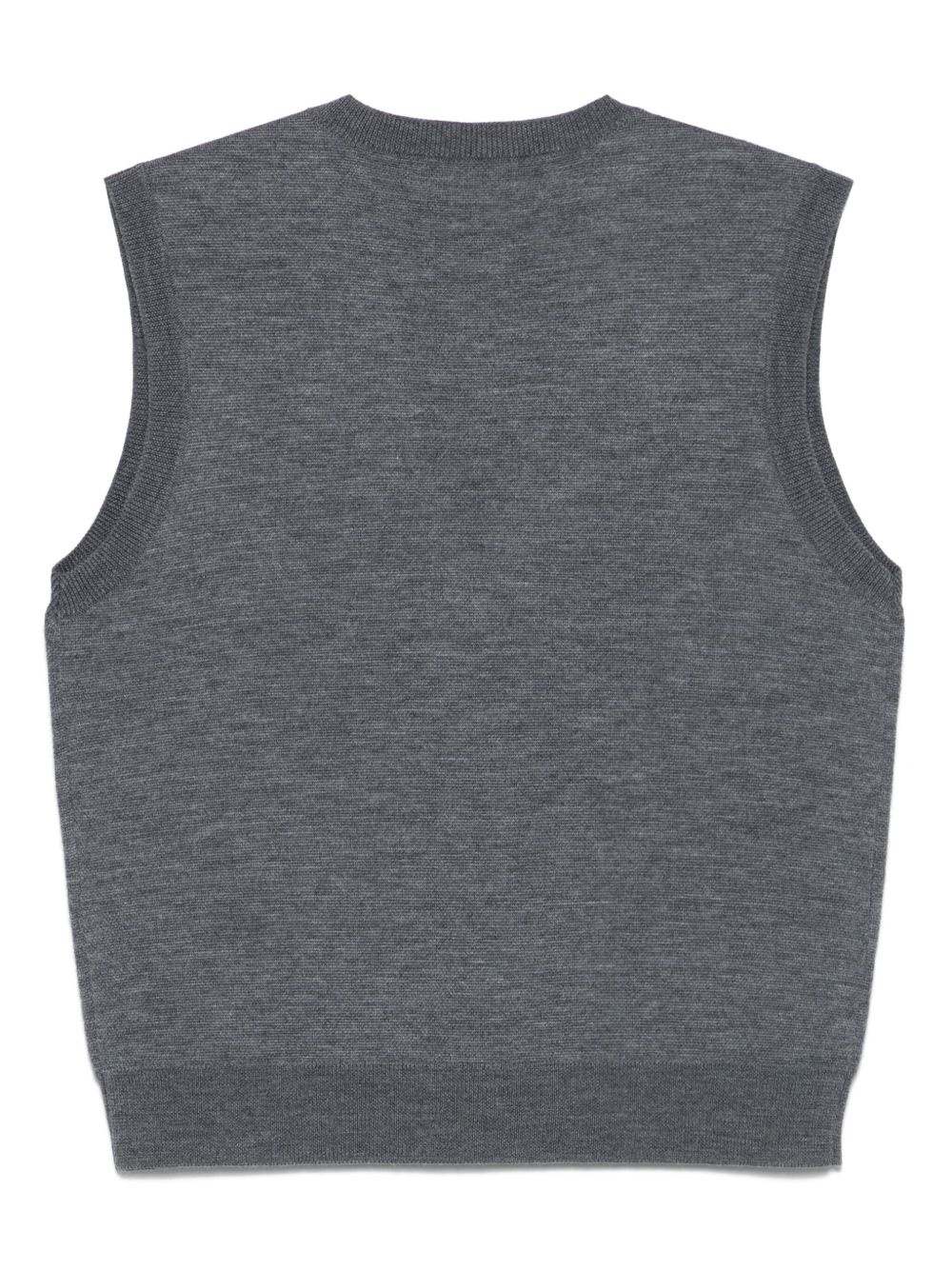 virgin wool vest - 2