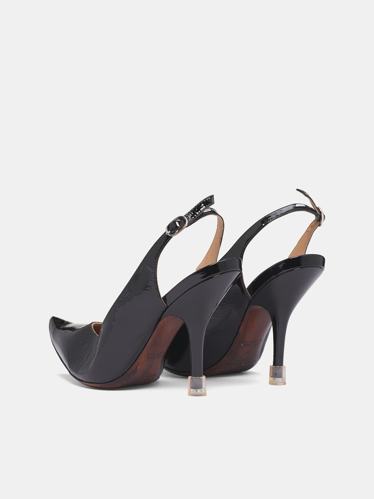 Black Loved To Death Slingback - 5