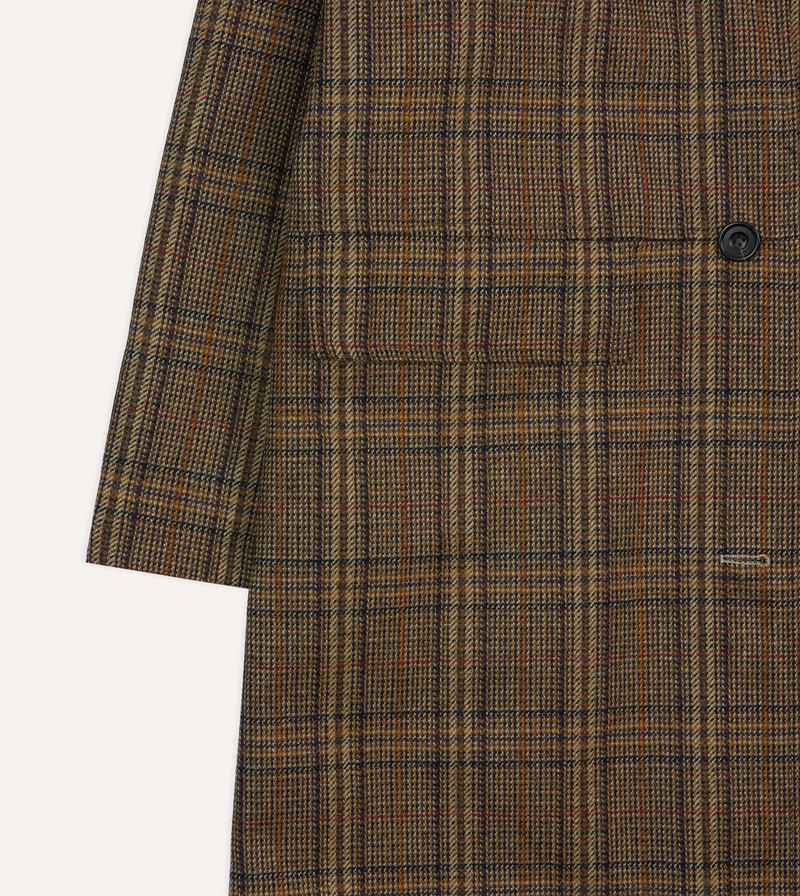 Reversible Cotton–Tweed Raglan Mac 12