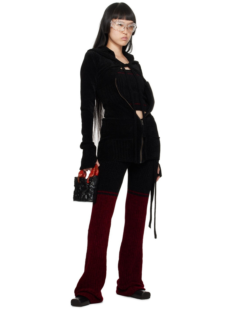 OTTOLINGER Black Foldover Lounge Pants outlook