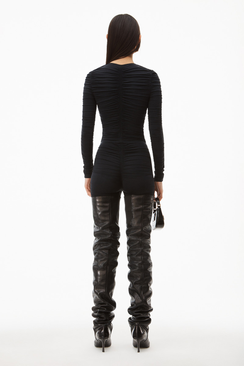 RUCHED CARDIGAN IN HOSIERY JERSEY 4