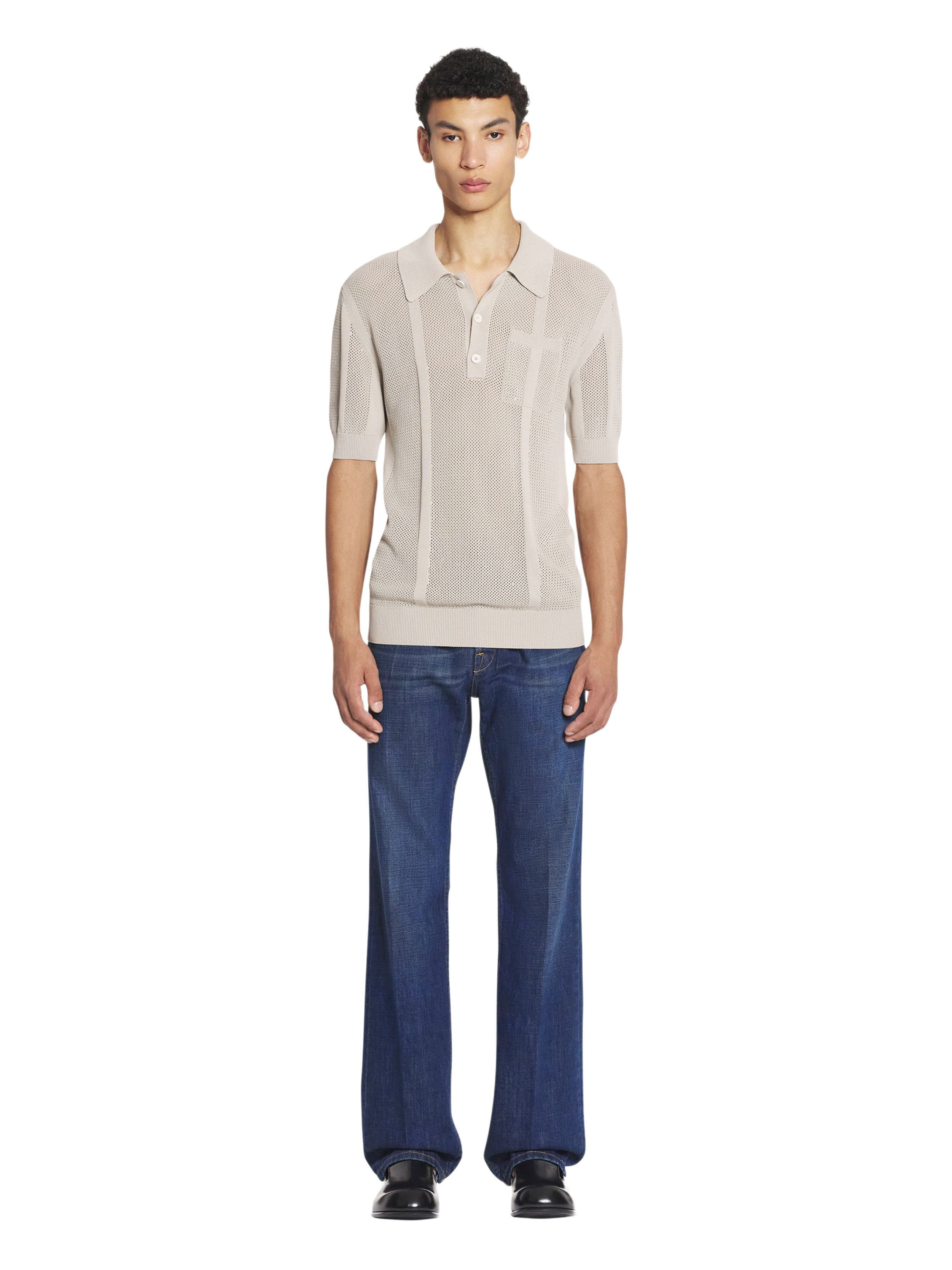 Lanvin Straight Fit Denim Pants in Light Blue at Nordstrom - 1