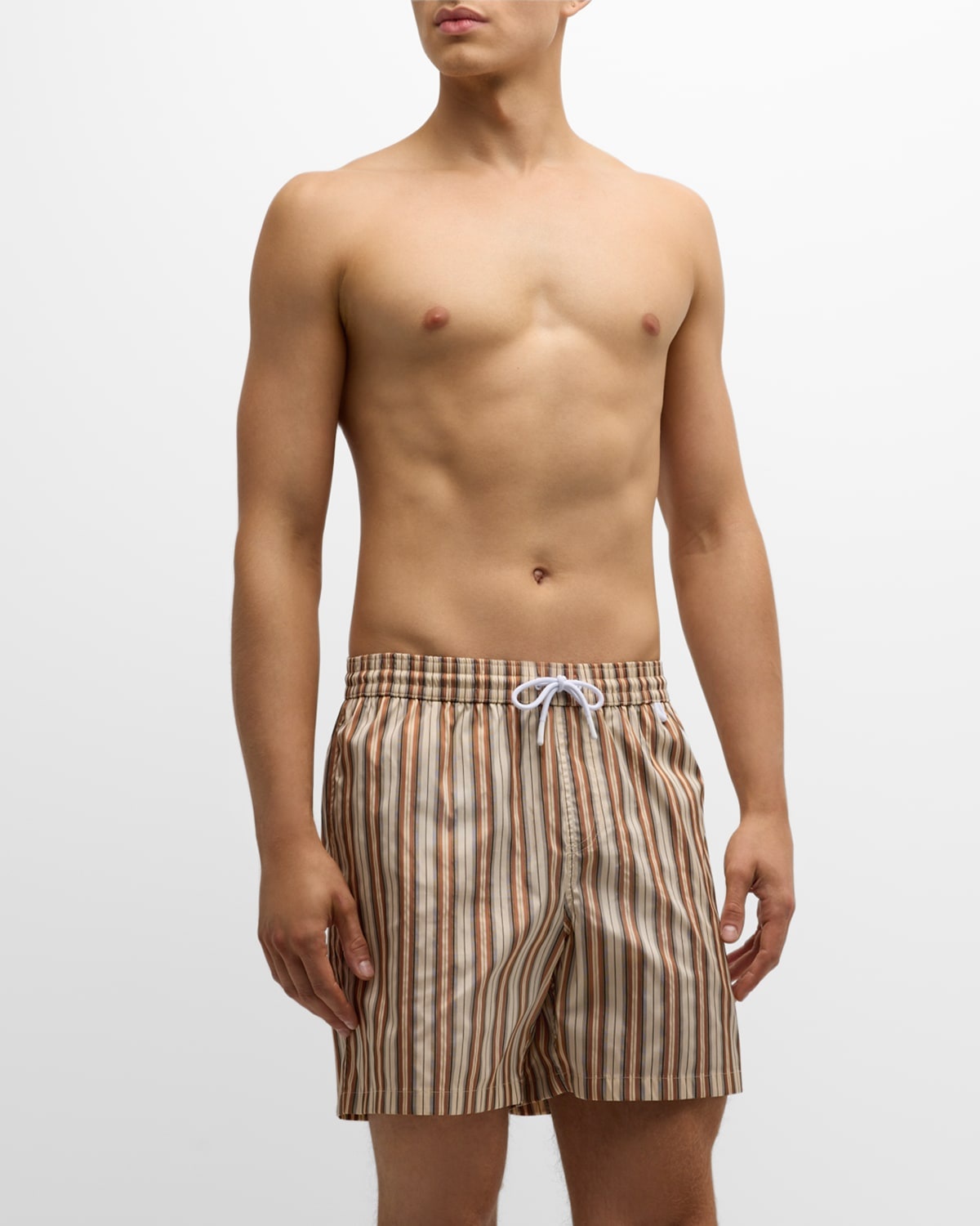 Men's Vintage Stripe Swim Trunks - 3