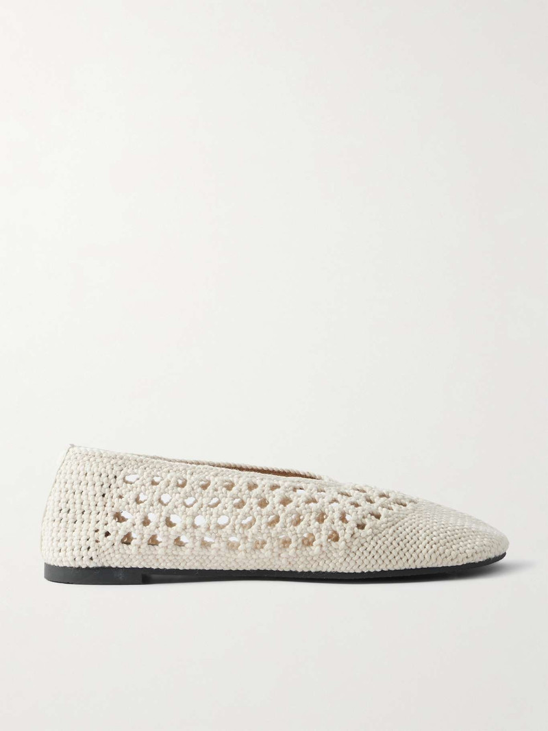 Ryder Day crocheted ballet flats Ivory - 1