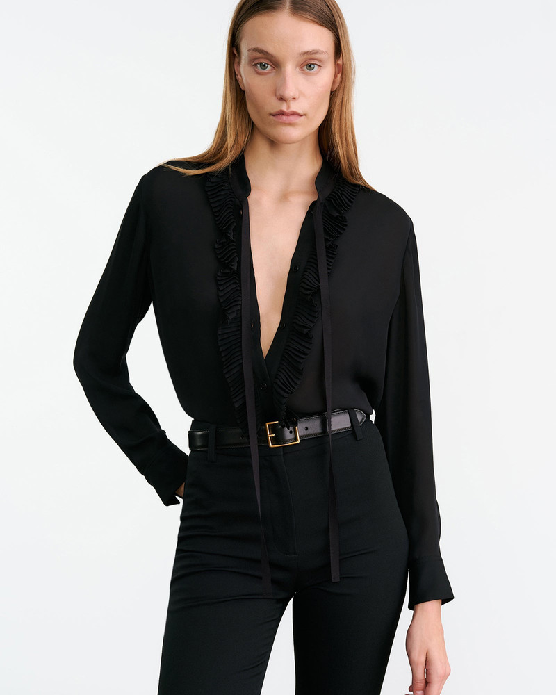 NILI LOTAN BERTILLE SILK SHIRT outlook