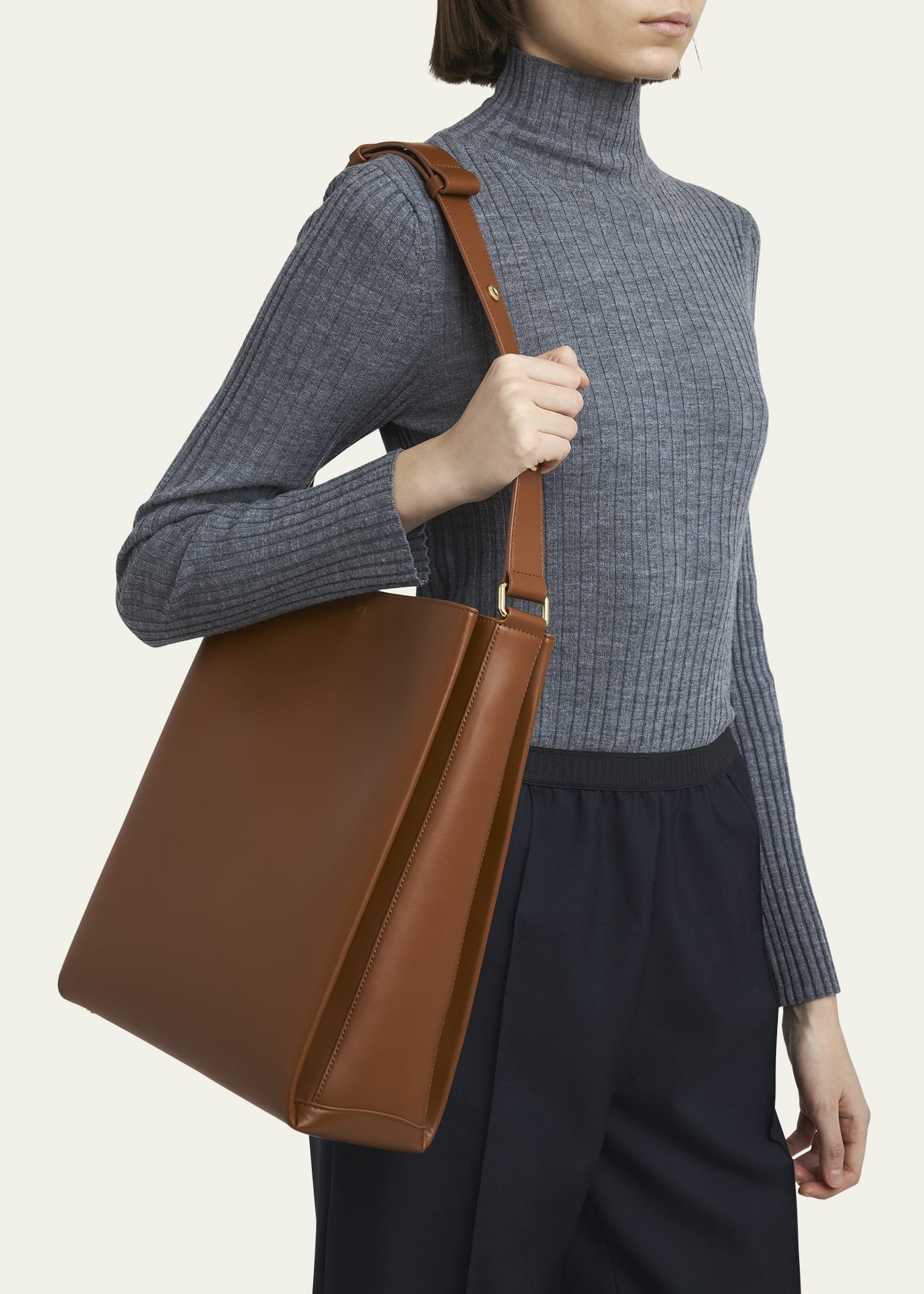 Shopper Leather Tote Bag - 2