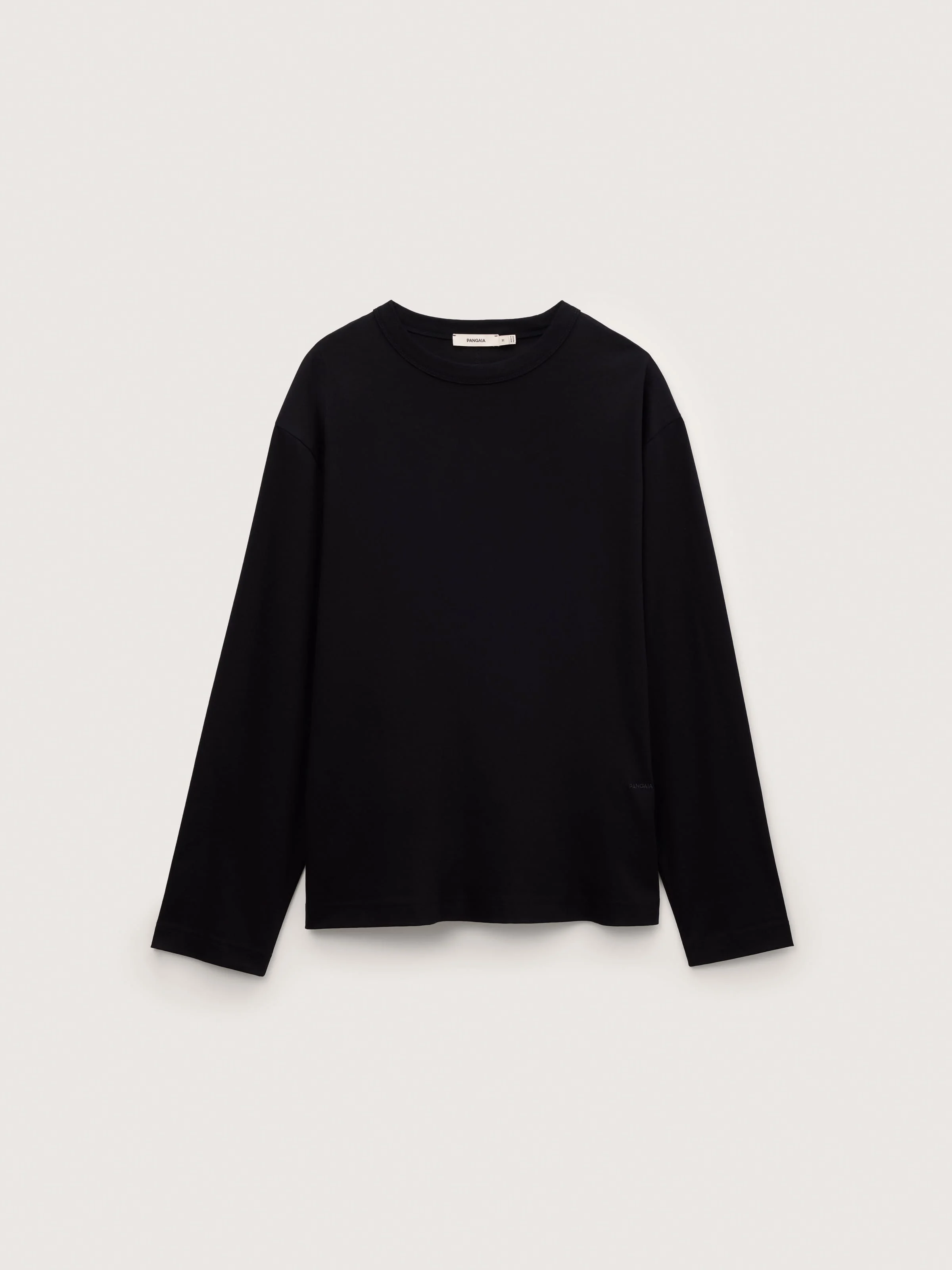 Mens Long Sleeve Interlock T-Shirt - Black - 1