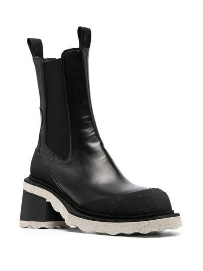 Off-White sponge-sole Chelsea boots outlook