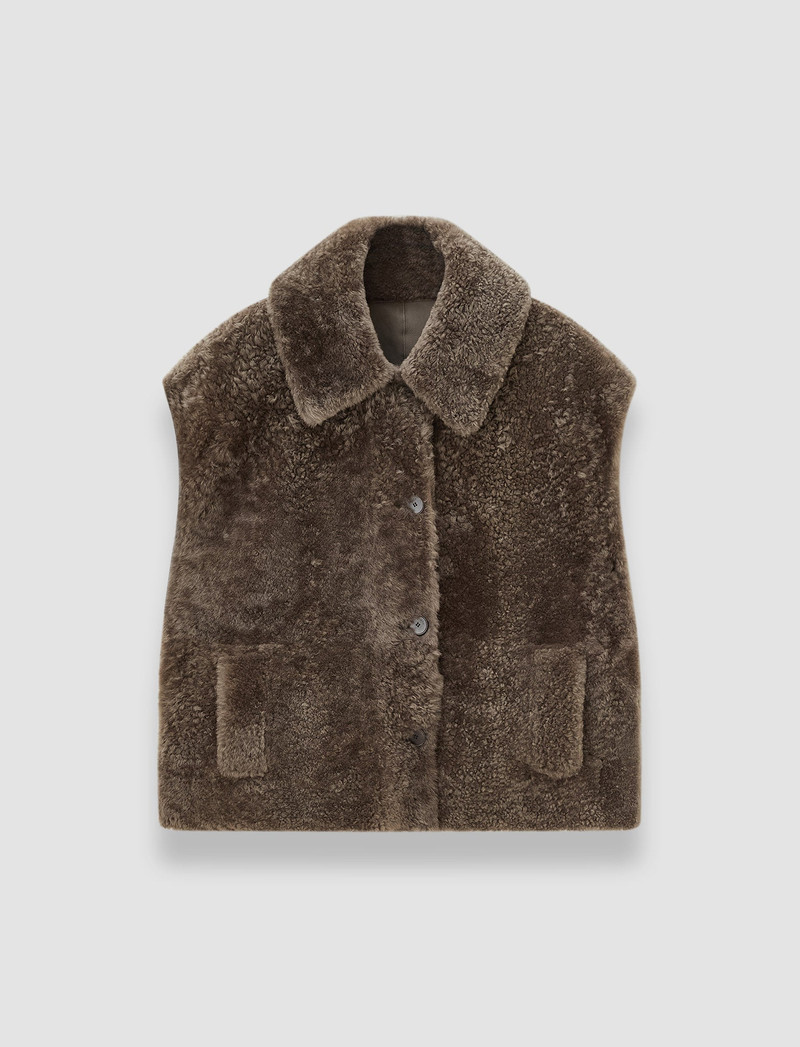 Molin Reversible Shearling Gilet 8