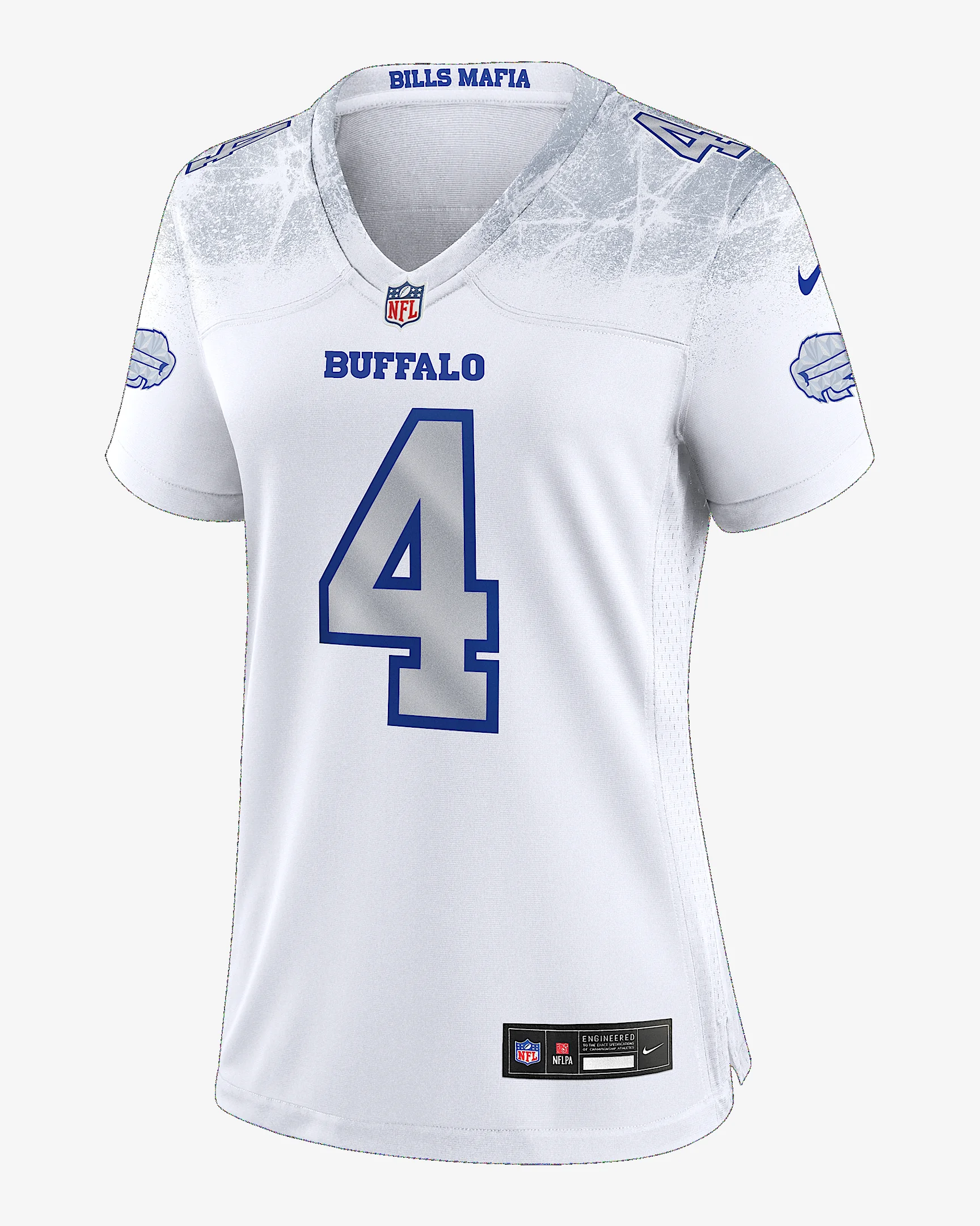James Cook III Buffalo Bills Rivalries Collection Women’s Nike NFL Game Jersey - 1