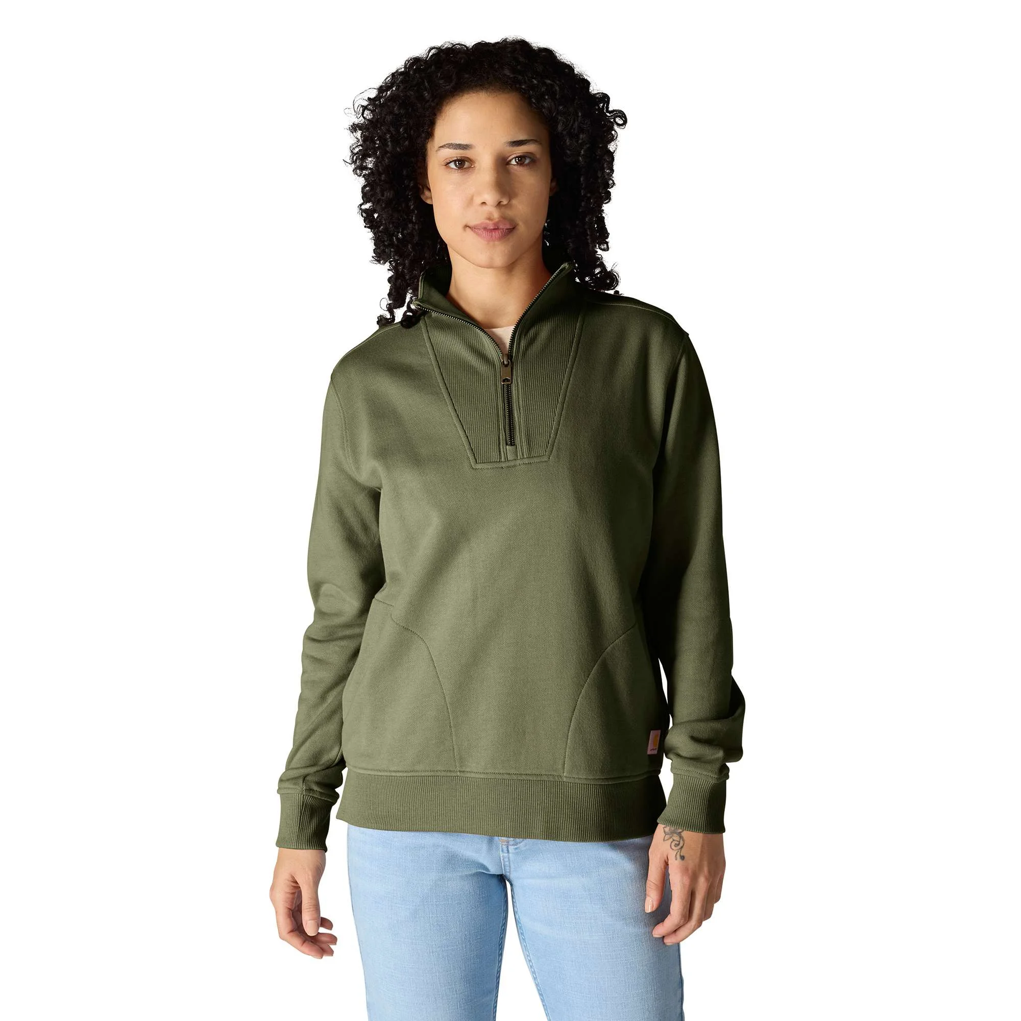 Women's TENCEL™ Fiber Series Half-Zip Sweatshirt - 1