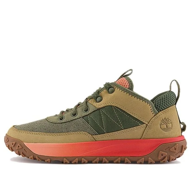 (WMNS) Timberland Greenstride Motion 6 Low Waterproof Hiking Boots 'Beige Nubuck' A2AVJEN7 - 1