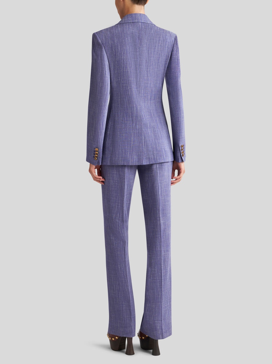 SLUB FABRIC JACKET - 4