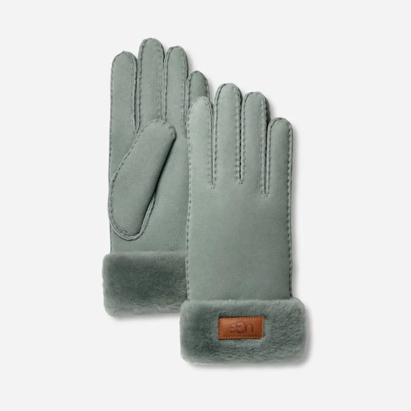 ® Women's Turn Cuff Glove Sheepskin in Grey Mist - 1