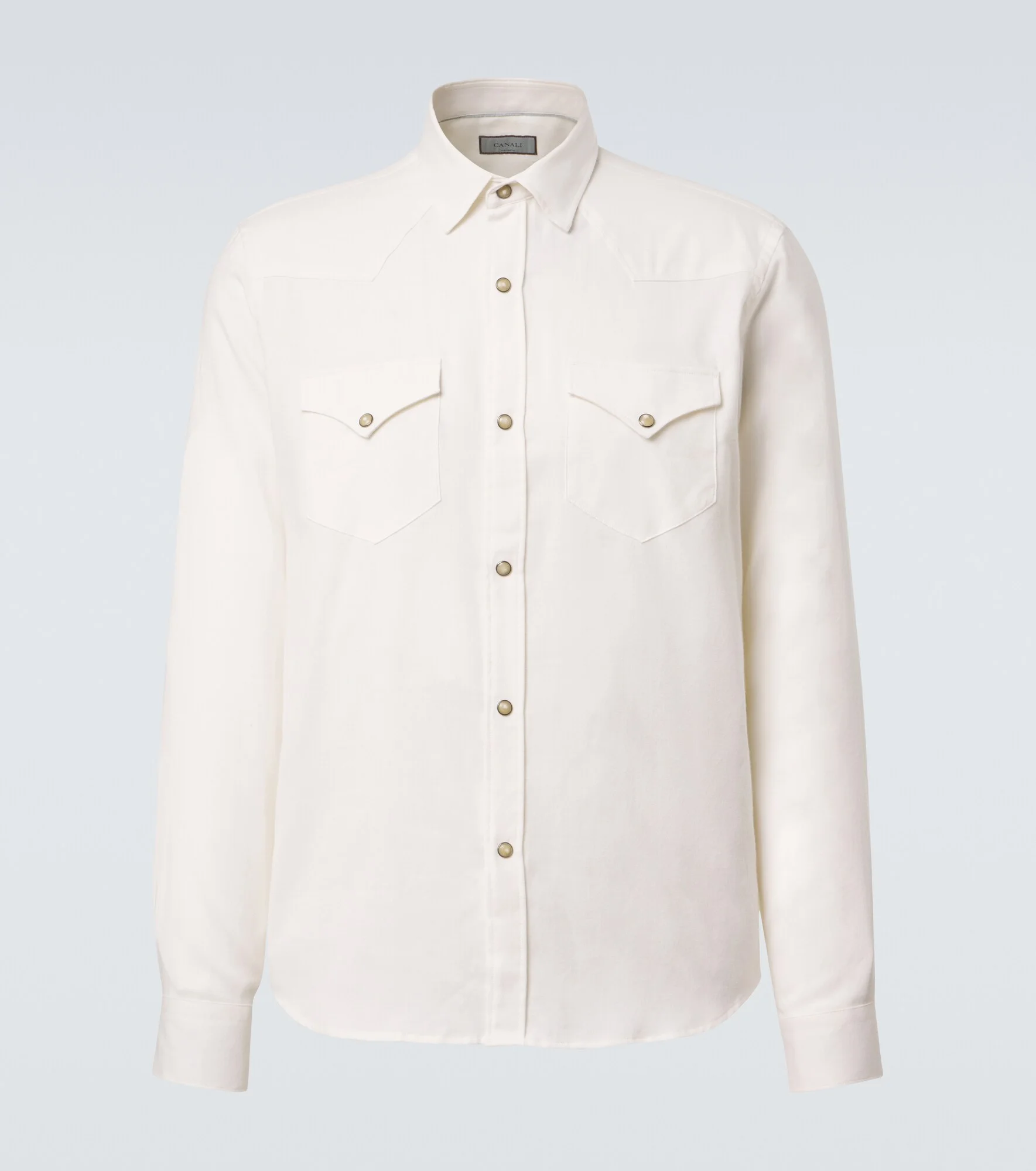 Cotton and cashmere shirt - 1