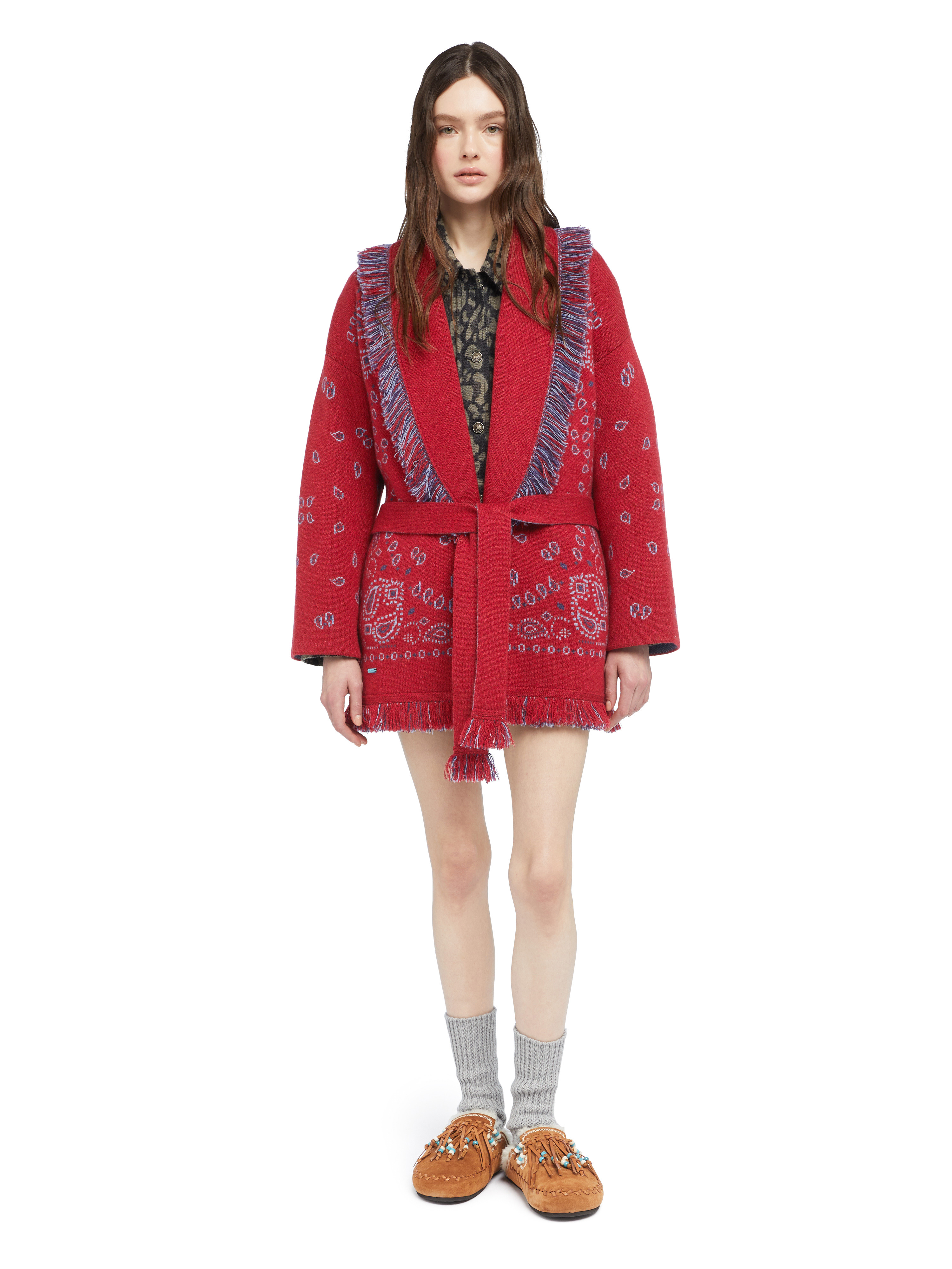 Bandana Jacquard Cardigan - 4