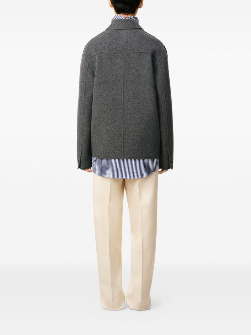 AMI Paris Double Faced Wool Cashmere Ball Jacket 4