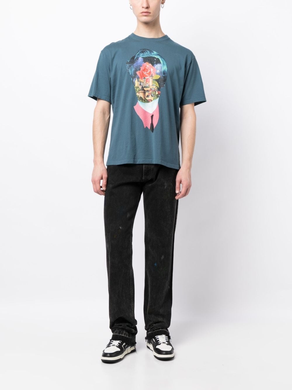 graphic-print cotton T-shirt - 2