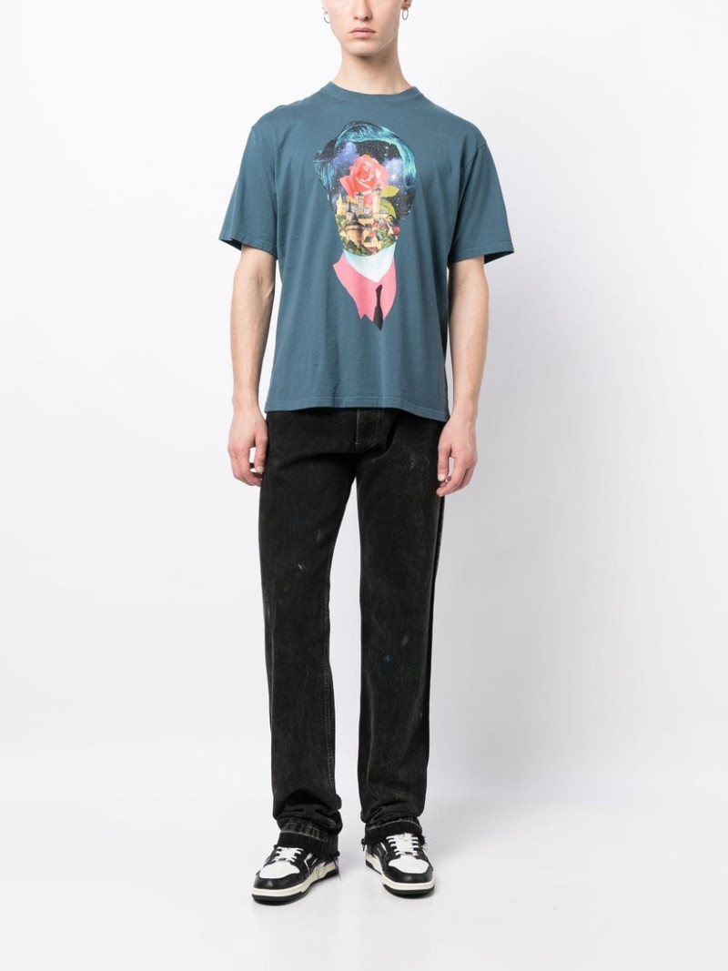 UNDERCOVER graphic-print cotton T-shirt outlook