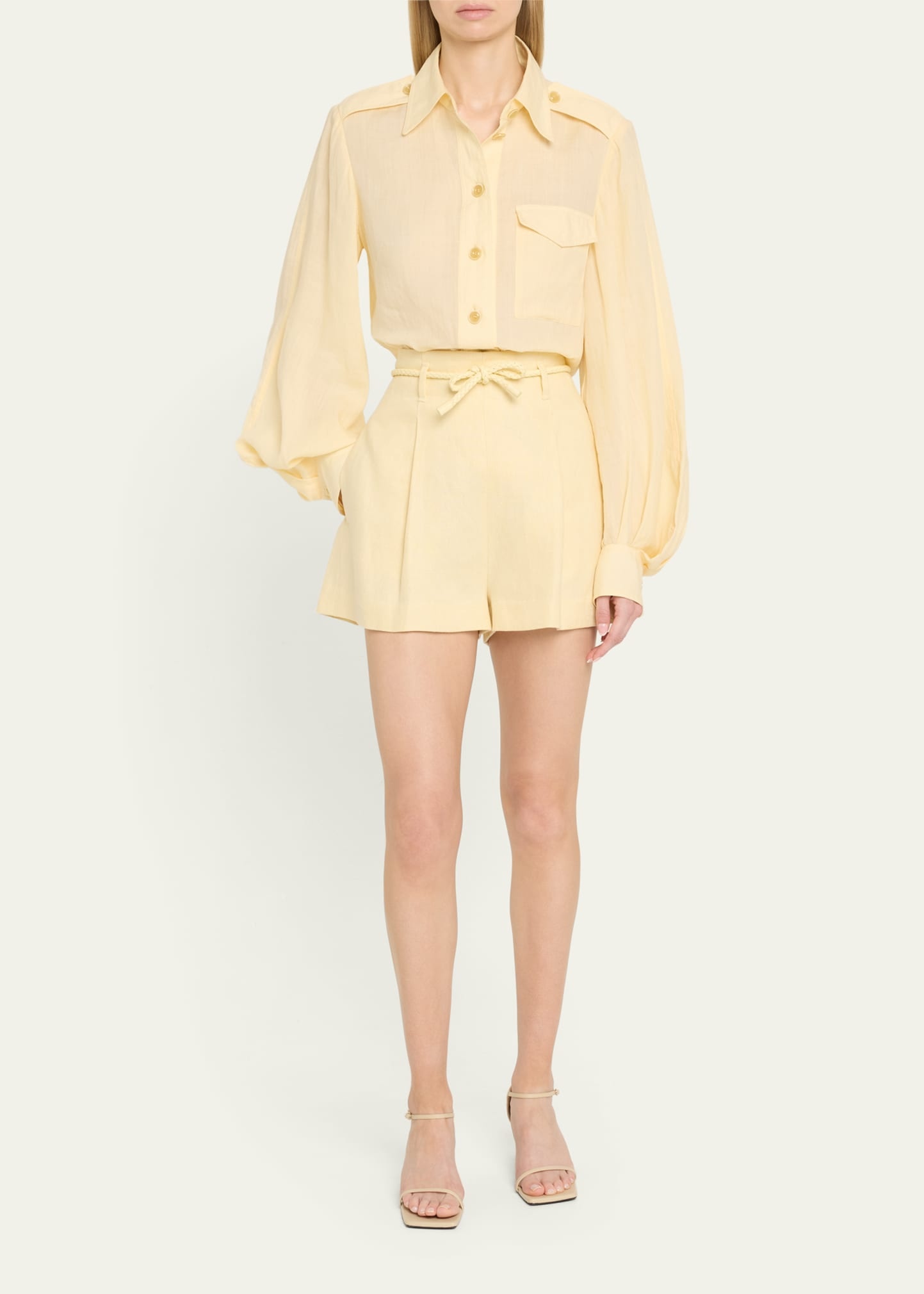 Illuminate Linen Shorts - 2