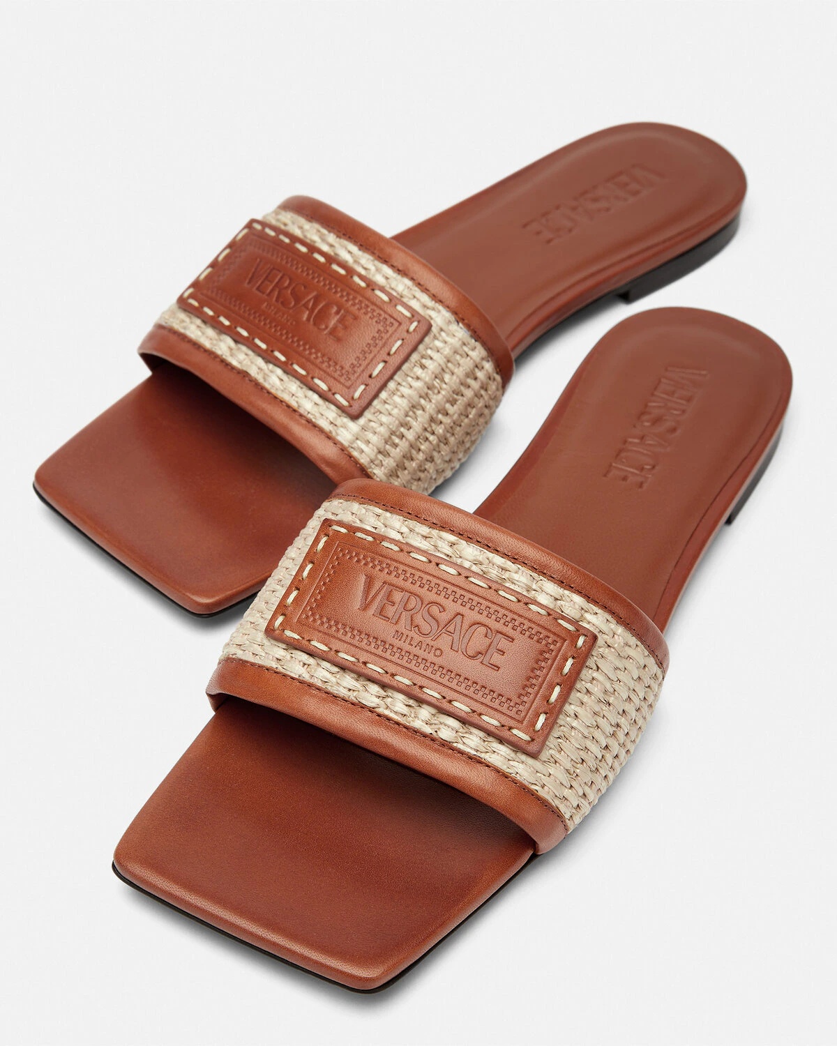 Theia Barocco Raffia Flats - 4