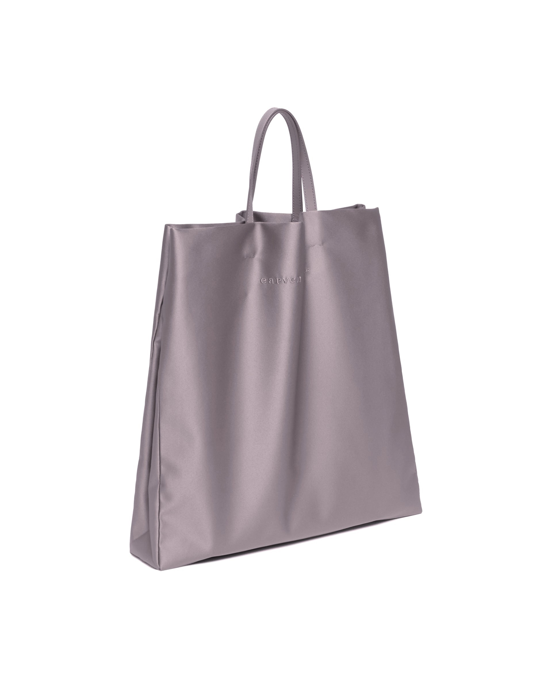 Silver Satin Jeanne Tote Bag - 6