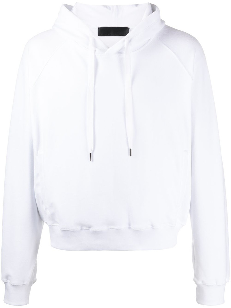 embroidered back logo hoodie 1