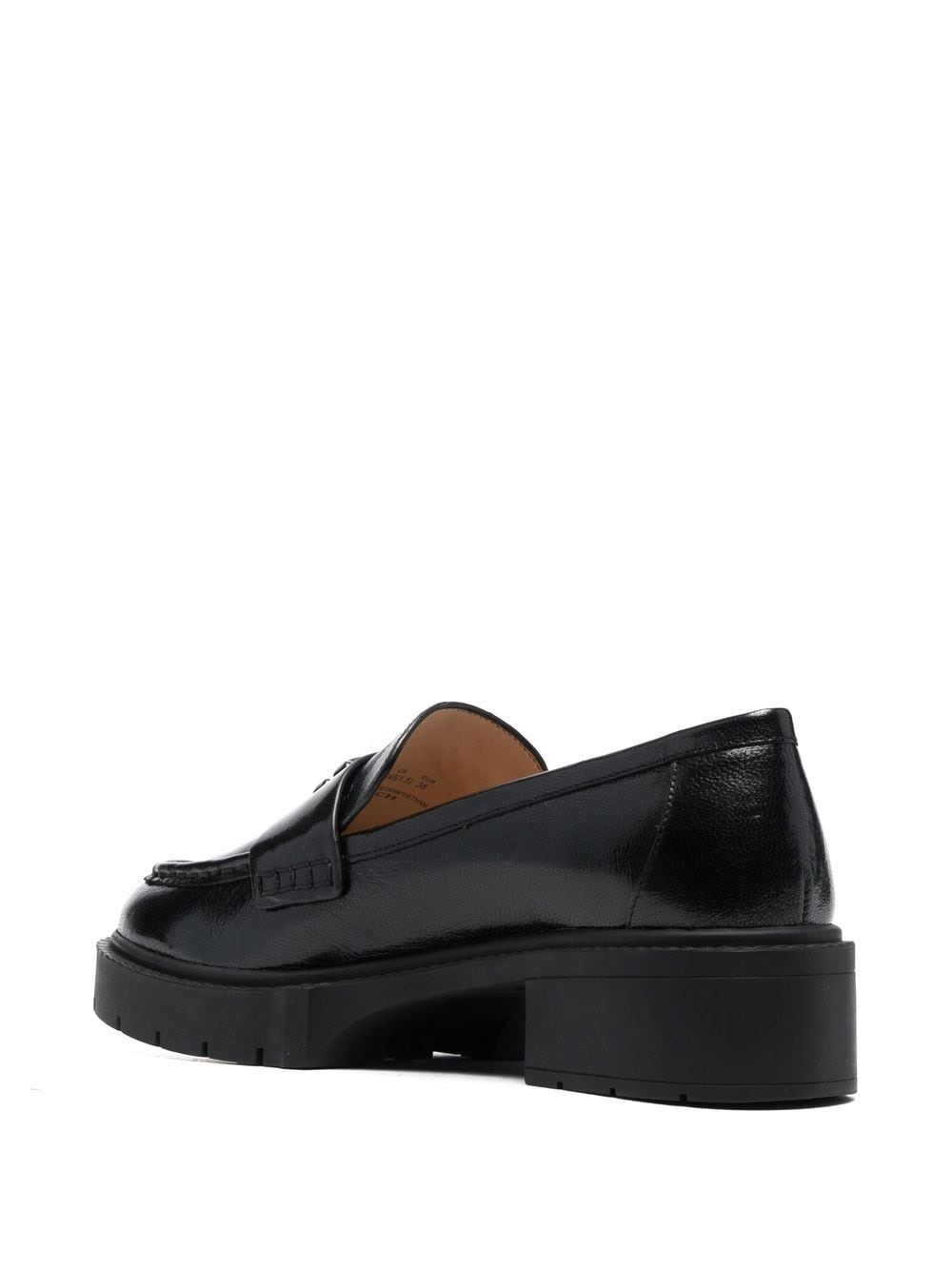 Leah chunky sole leather loafers - 3