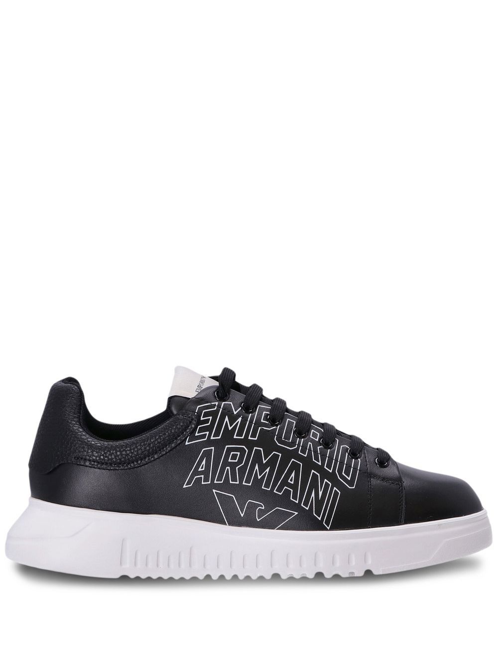 logo-print low-top sneakers - 1