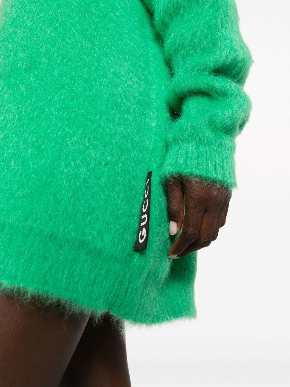 brushed mohair jumper dress - 5