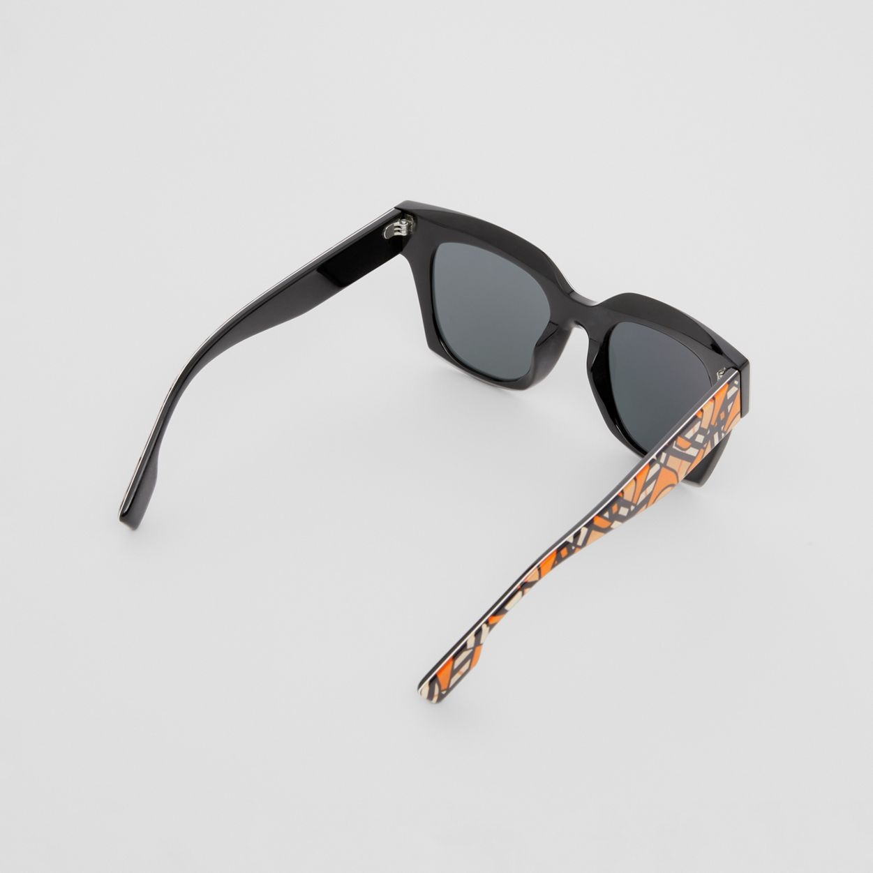 Monogram Print Square Frame Sunglasses - 5