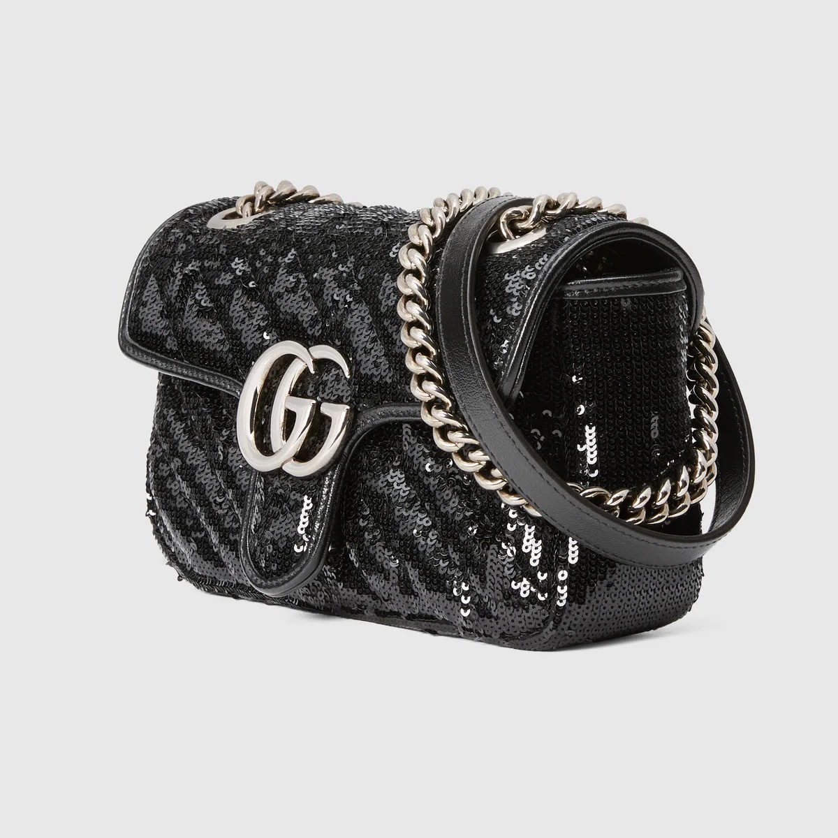 GG Marmont mini sequin shoulder bag - 2