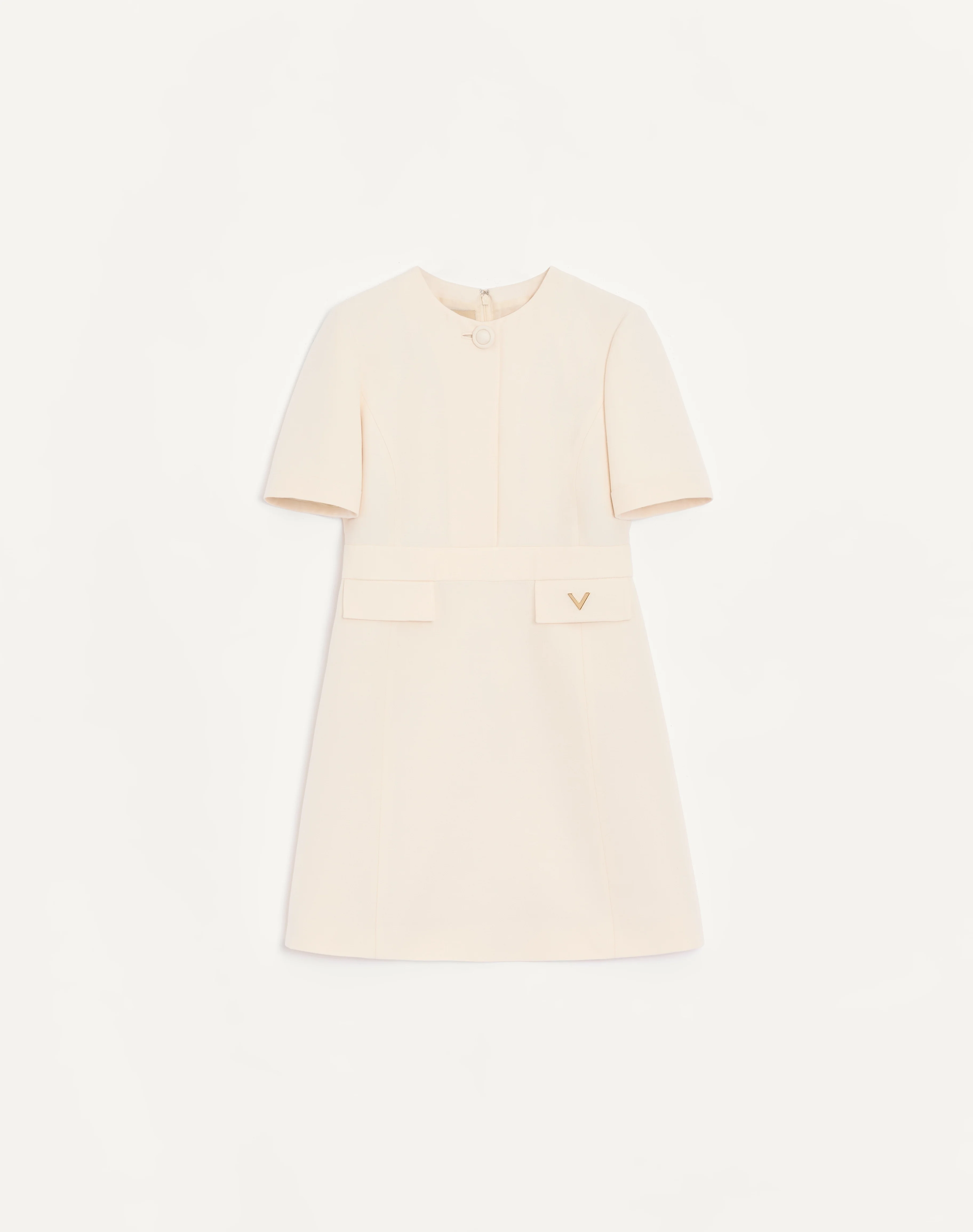 CREPE COUTURE SHORT DRESS - 1