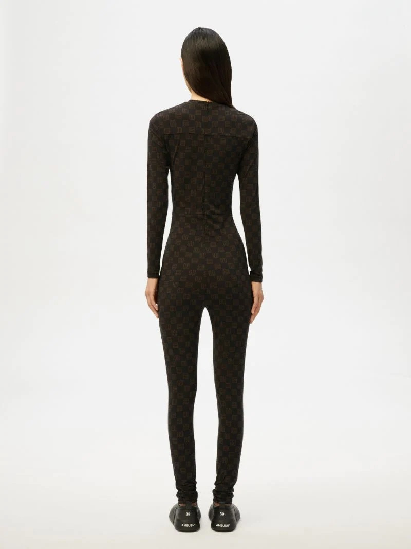 MONOGRAM CATSUIT 5