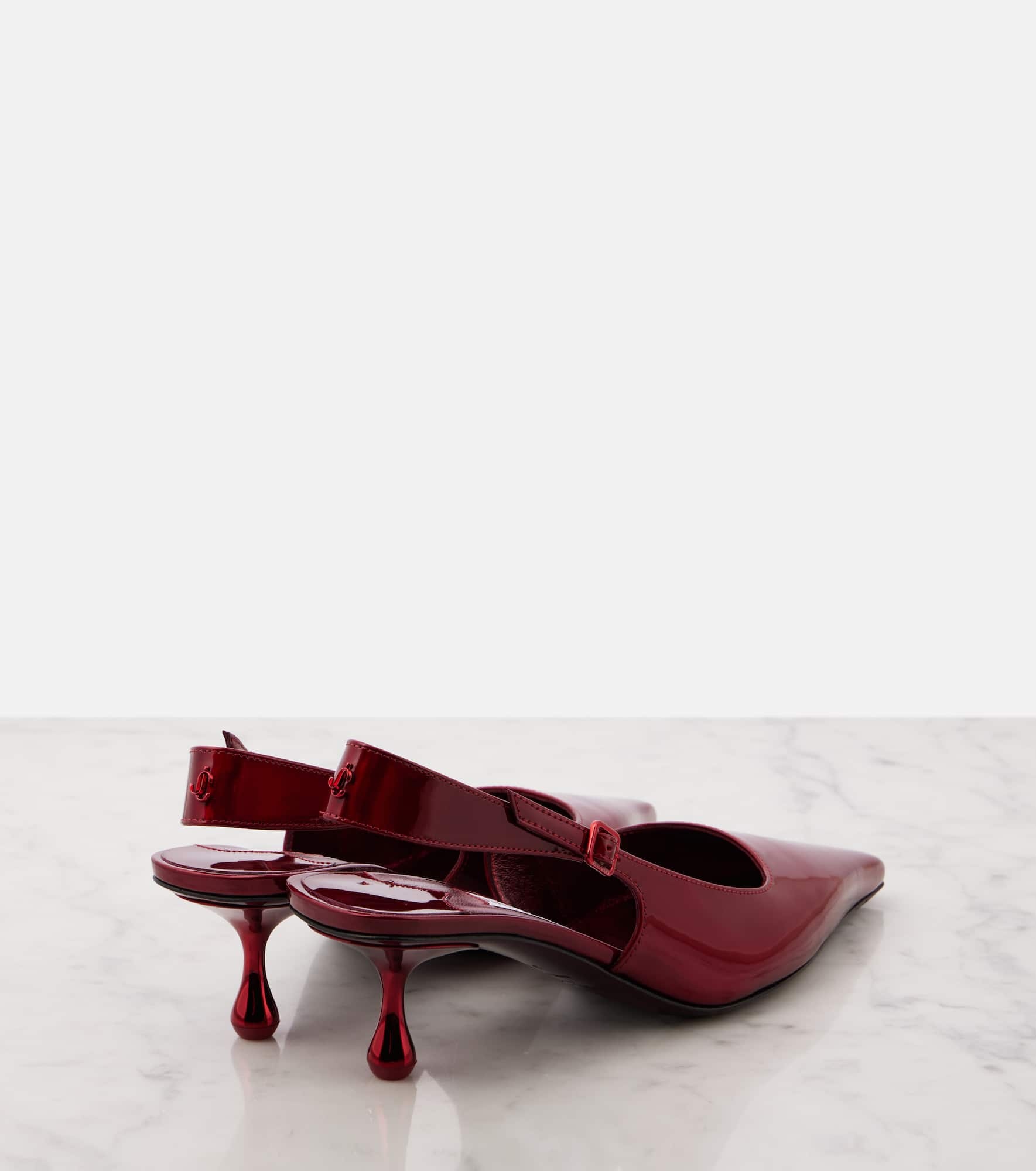 Amel 50 patent leather slingback pumps - 2