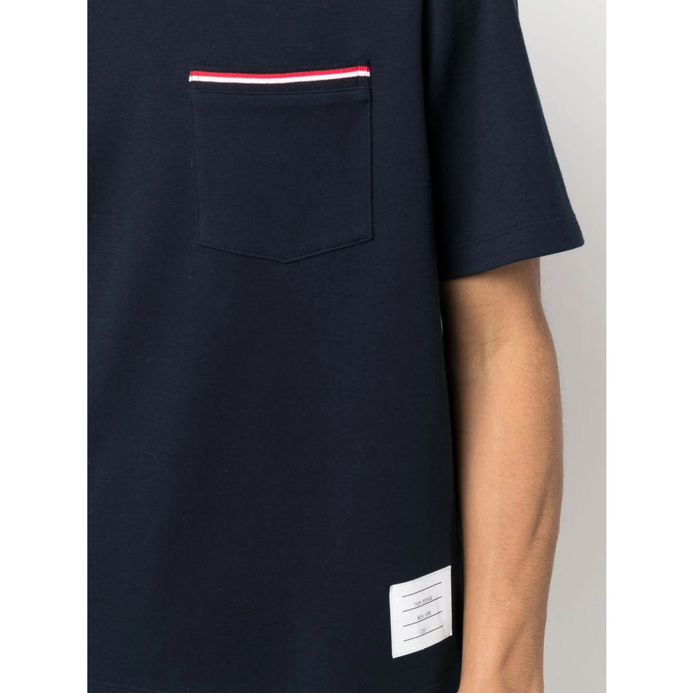 Thom Browne Blue T-Shirts & Vests - T-Shirts Men - 3