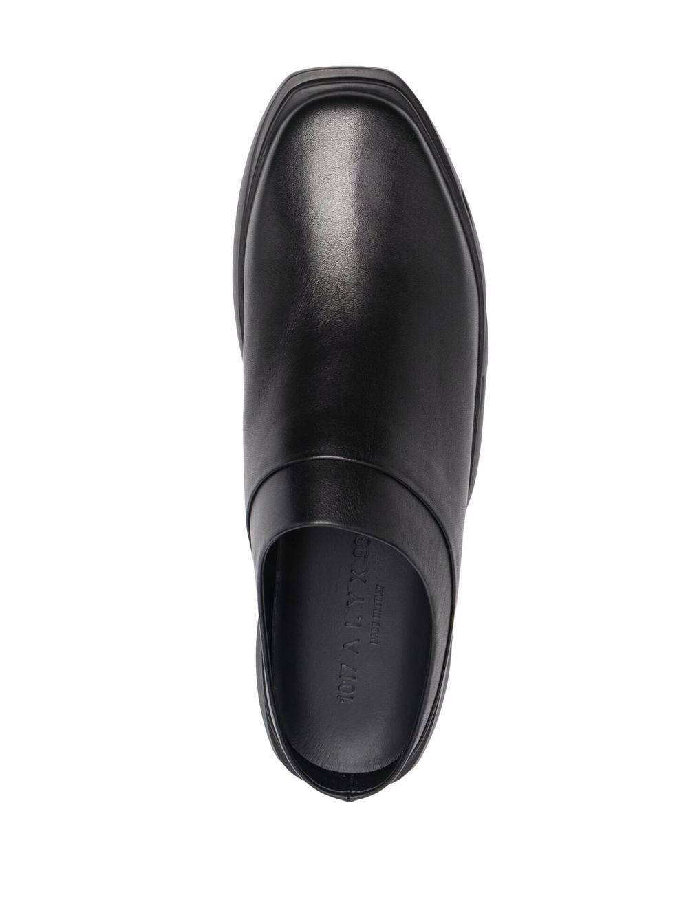 Mono leather mules - 4